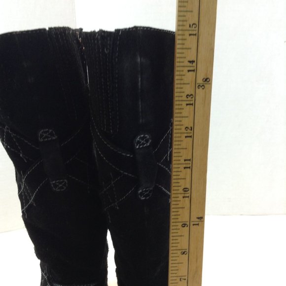 Blondo 'Leana' Black Suede Aqua Protect Knee High Boots - Picture 12 of 16